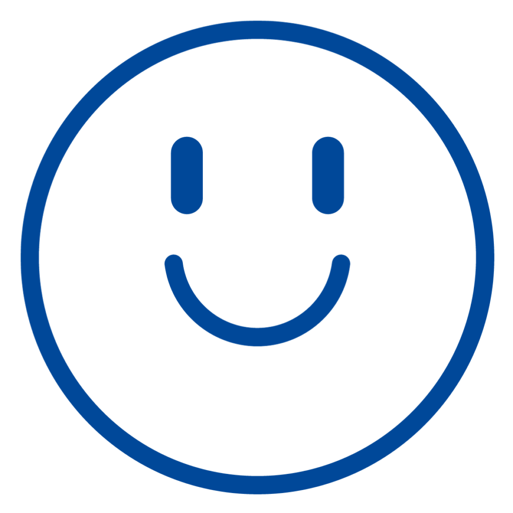Aromapflege - eine dufte Idee? Icon zeigt einen lächelnden Smiley.